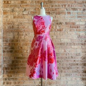 NWT Brocade Floral Cocktail Dress